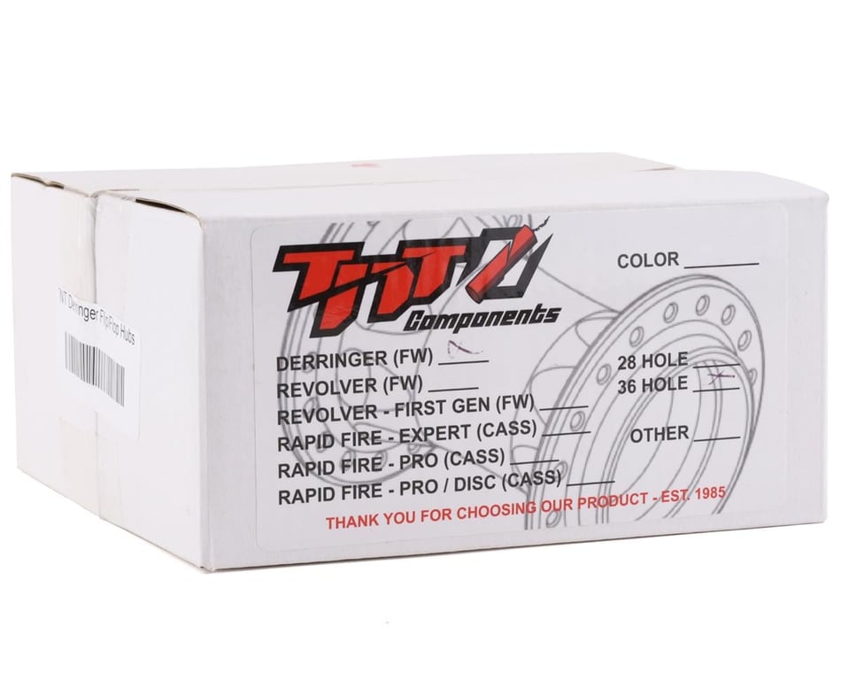 TNT Derringer Flip/Flop Freewheel Hub Set (Purple) - Dan's Comp