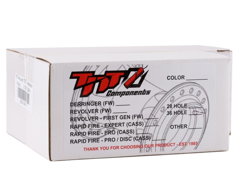 TNT Revolver Retro 1st Generation Hub Set (Red) - Dan's Comp