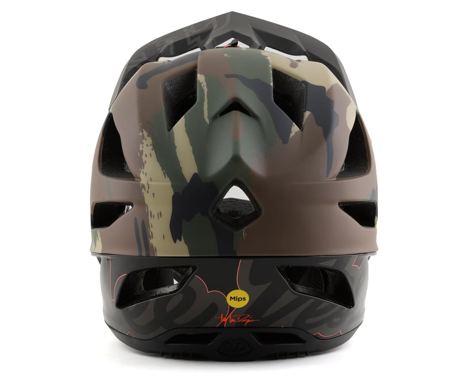 Troy Lee Designs Stage MIPS Helmet (Signature Camo Army Green)