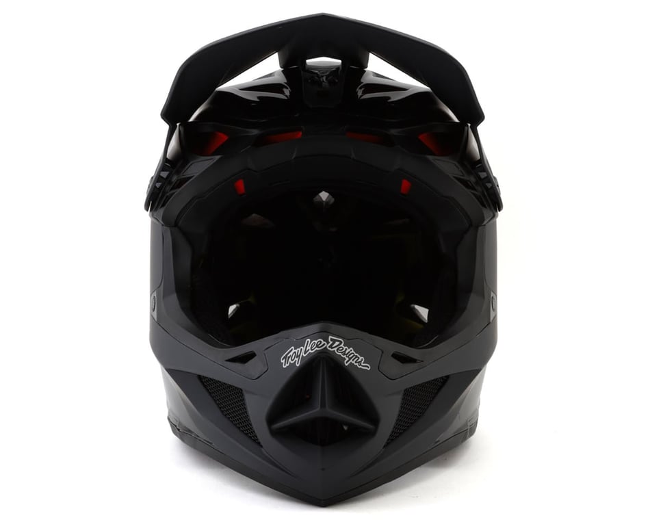 Troy Lee Designs D4 Polyacrylite Full Face Helmet (Shadow Black
