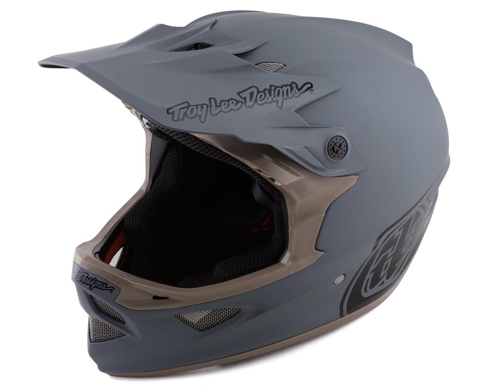 Troy Lee Designs TLD D3 Fiberlite Downhill MTB Helmet Mono Matte Black Medium