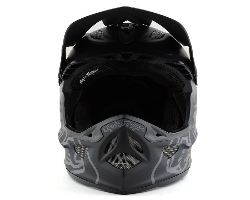 Troy Lee Designs D3 Fiberlite Full Face Helmet (Slant Grey) (M) - Dan's Comp