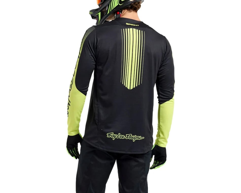 Troy Lee Designs Sprint Long Sleeve Jersey (Segment Black) - Dan's
