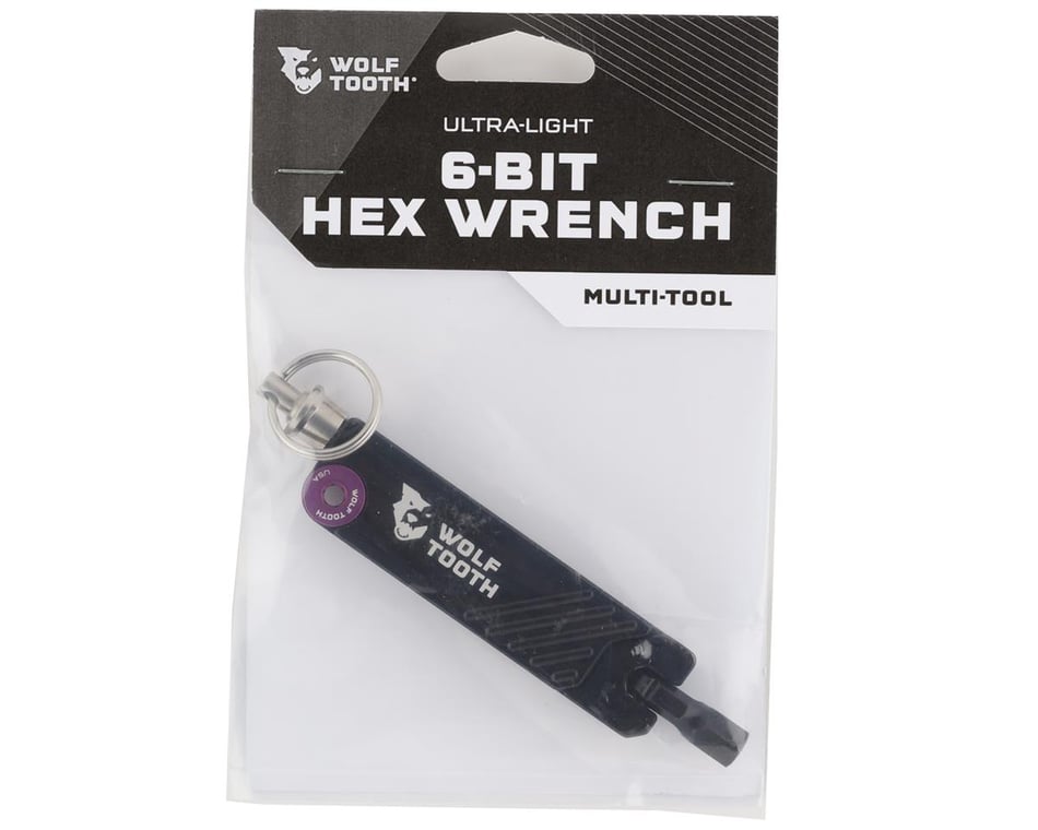 Wolf Tooth 6-Bit Hex Wrench Multi-Tool avec porte-clés