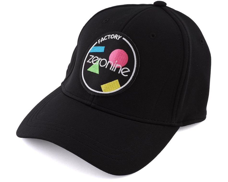 Zeronine Flex-Fit Geo Patch Hat (Black) (One Size Fits Most) - Dan's Comp