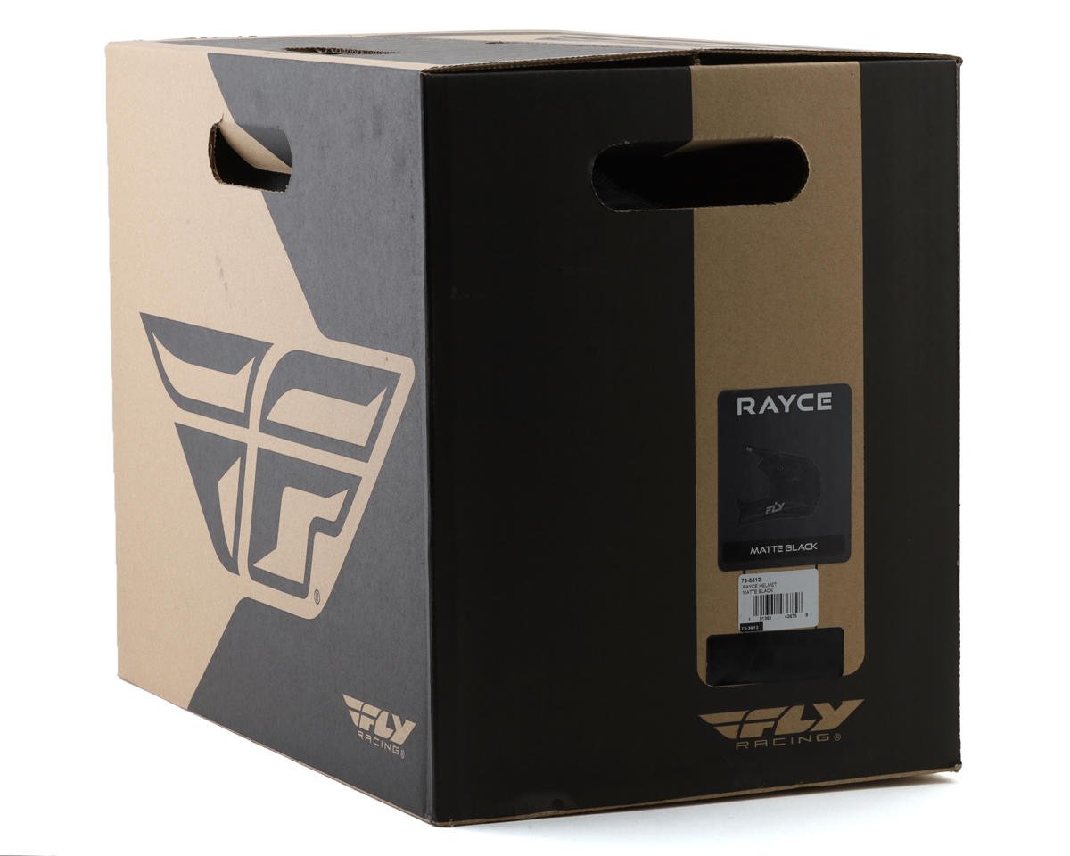 Fly Racing Rayce Full Face Helmet (Matte Black) (S) - Dan's Comp