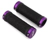 Answer Flangeless Lock-on Grips (Black/Purple) (Pair) (105mm)