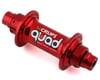 Crupi Quad Front Hub (Red) (3/8" x 100mm) (36H)