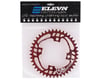 Image 2 for Elevn Flow 4-Bolt Chainring (Red) (41T)