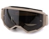 Fly Racing Focus Sand Goggles (Khaki/Brown) (Dark Smoke Lens)
