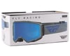 Image 3 for Fly Racing Zone Goggles (Grey/Blue) (Sky Blue Mirror/Smoke Lens)