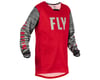 Fly Racing Youth Kinetic Wave Jersey (Red/Grey) (Youth XL)