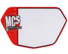 Image 1 for MCS BMX Number Plate (Red) (Mini)