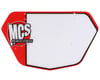 MCS BMX Number Plate (Red) (Pro)
