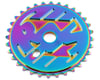 Ride Out Supply ROS Logo Sprocket (Neo Chrome) (32T)