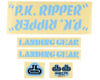 SE Racing PK Ripper Decal Set (Blue)