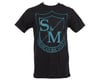 S&M Big Shield T-Shirt (Black/Deep Blue) (L)