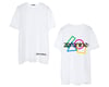 Zeronine Geo Cluster Logo T-Shirt (White) (M)