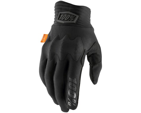 100% Cognito Full Finger Gloves (Black/Charcoal) (2XL)
