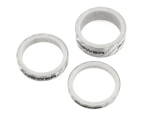 Answer Carbon Spacer (Silver) (3 Pack) (1")