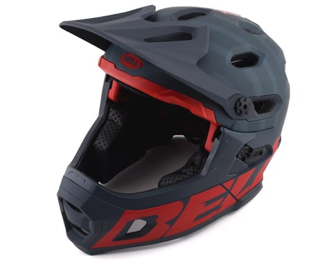 Bell Super DH MIPS Helmet (Matte Blue/Crimson) (S)