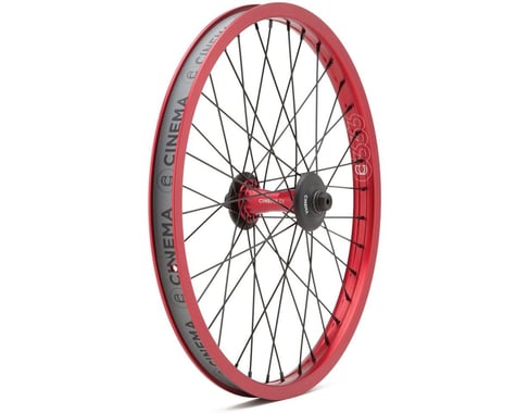 Cinema ZX Front Wheel (Red) (20 x 1.75)