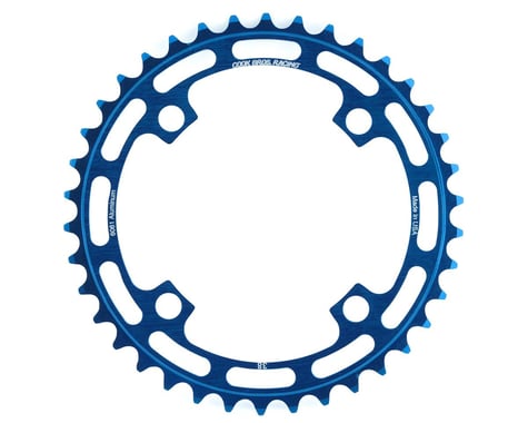 Cook Bros. Racing 4-Bolt Chainring (Blue) (38T)