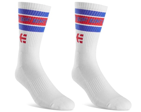 Etnies Rad Socks (White/Blue/Red) (One Size Fits Most)