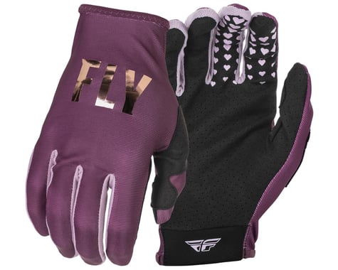 Fly Racing Women's Lite Gloves (Mauve) (Youth L)
