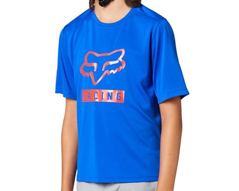 Fox Racing Ranger Short Sleeve Youth Jersey (Blue) (Youth XL)