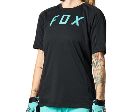 Fox Racing Women's Defend Short Sleve Jersey (Black) (M)