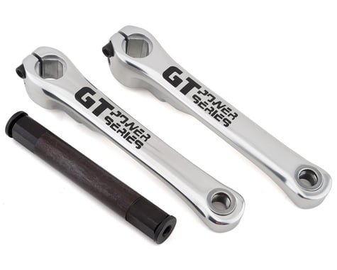 GT Power Series Alloy Cranks (Silver) (175mm)