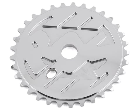 Ride Out Supply ROS Logo Sprocket (Chrome) (33T)