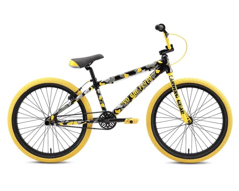 SE Racing SO Cal Flyer 24" BMX Bike (Yellow Camo) (21.3" TopTube)