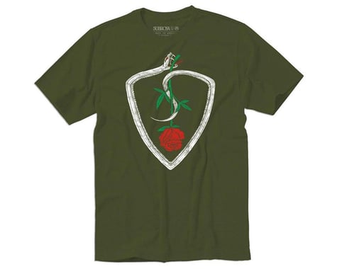 Subrosa Snake Shield T-Shirt (Military Green) (L)