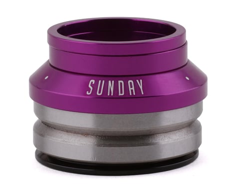 Sunday Low Integrated Headset (Anodized Purple) (1-1/8")