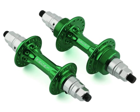 TNT Derringer Flip/Flop Freewheel Hub Set (Green) (3/8" x 100/110mm) (36H) (Freewheel Not Included)