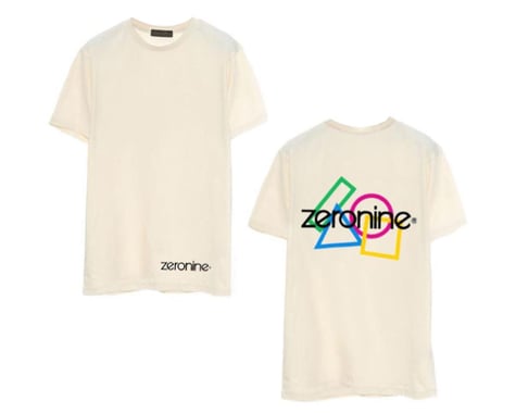 Zeronine Geo Cluster Logo T-Shirt (Vintage White) (S)