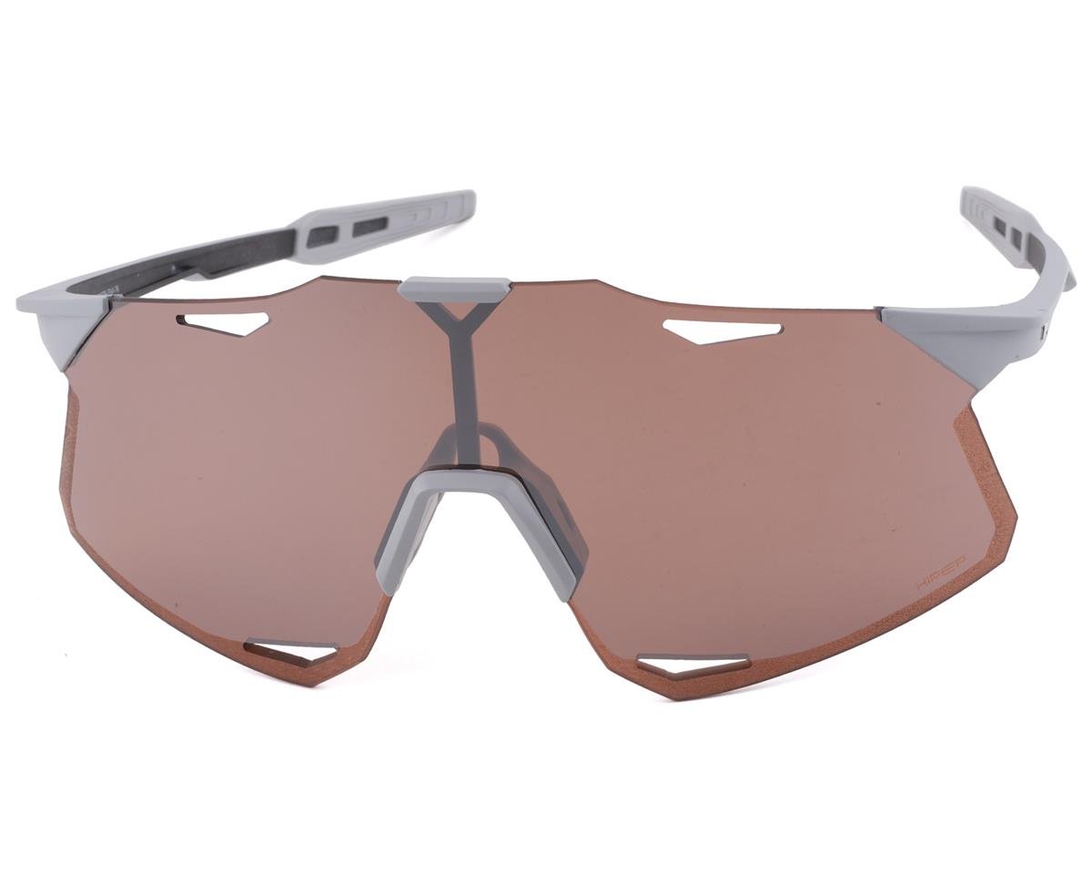 100% Hypercraft Sunglasses (Matte Stone Grey) (HiPER Silver Mirror