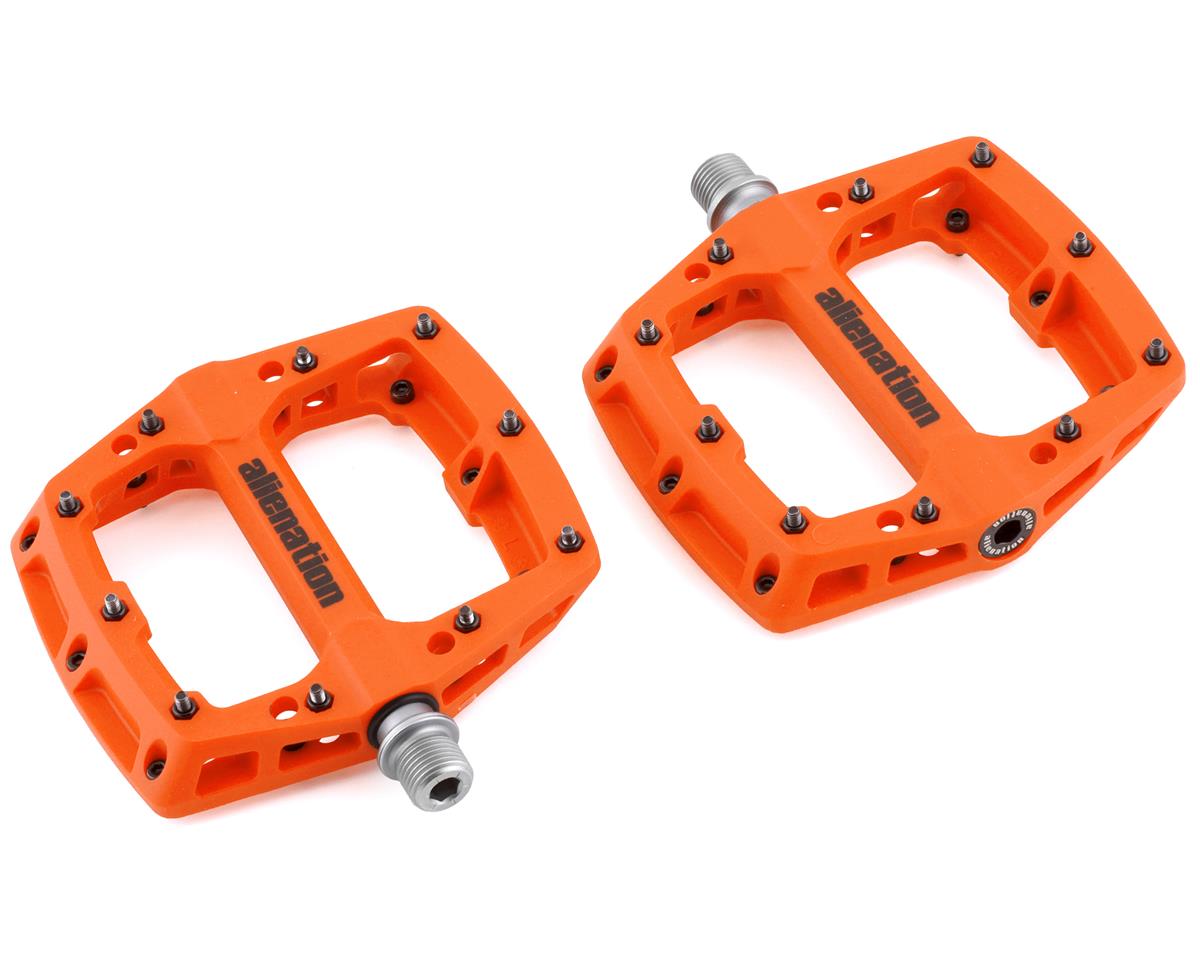 Alienation Foothold Pedals (Orange) (9/16")