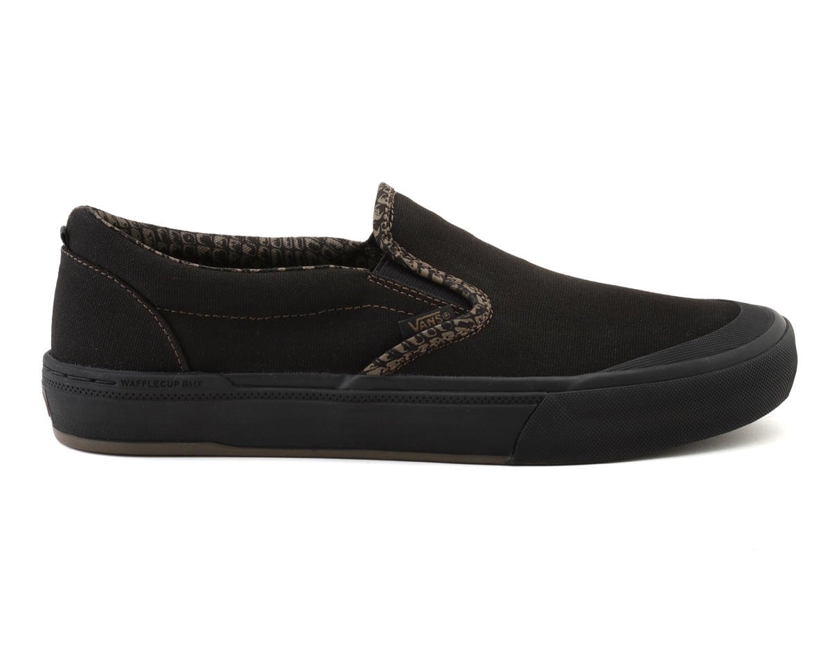 Cult X Vans BMX Slip On Flat Pedal Shoes (Black/Snake) (8)