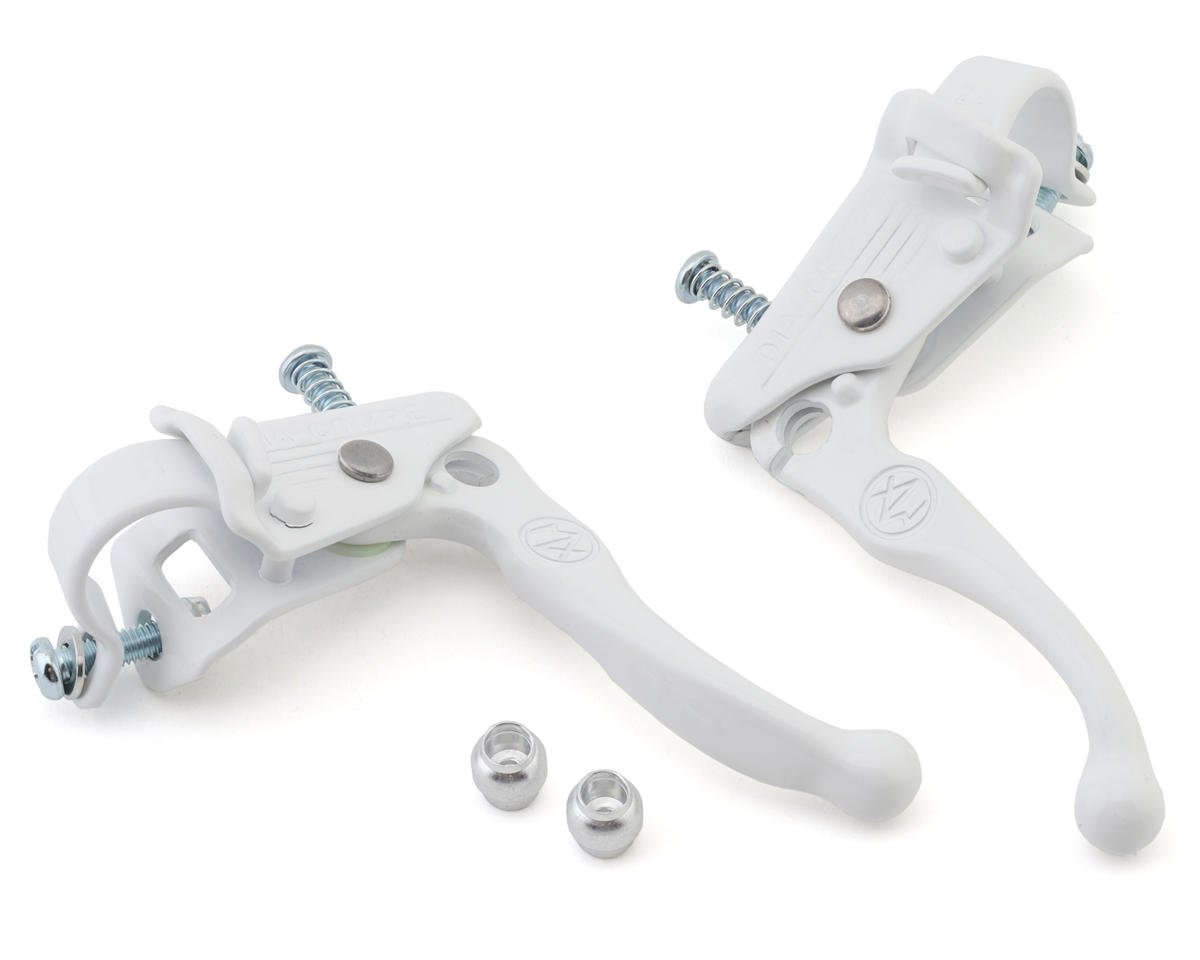 Dia Compe Tech 3 MX 121 Brake Levers White Pair Dan s Comp