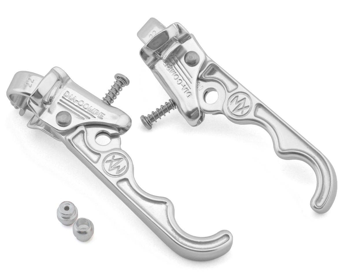 Dia-Compe Tech 2/MX 120 2 Finger Brake Levers (Silver) (Pair)