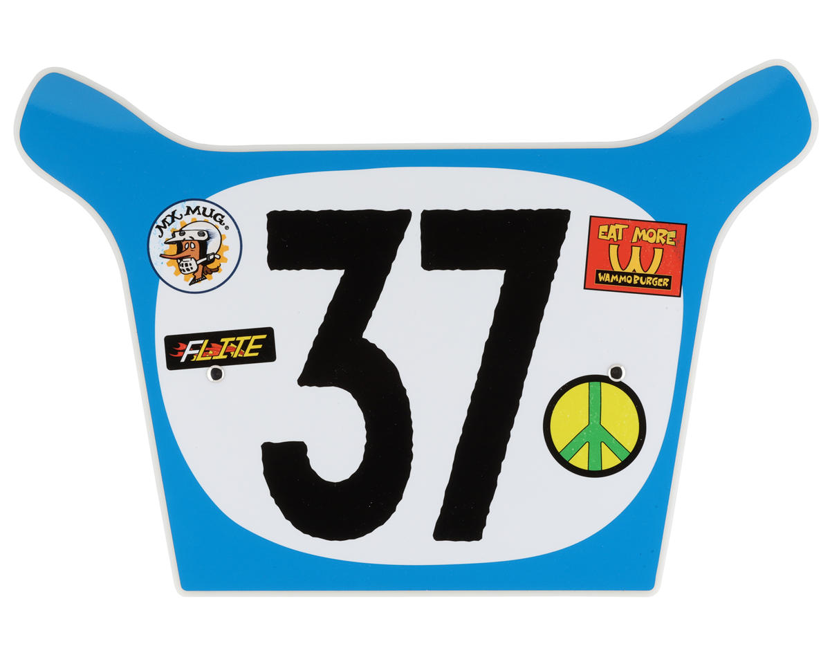 Flite MX Mug Number Plate (Multi) - Dans Comp