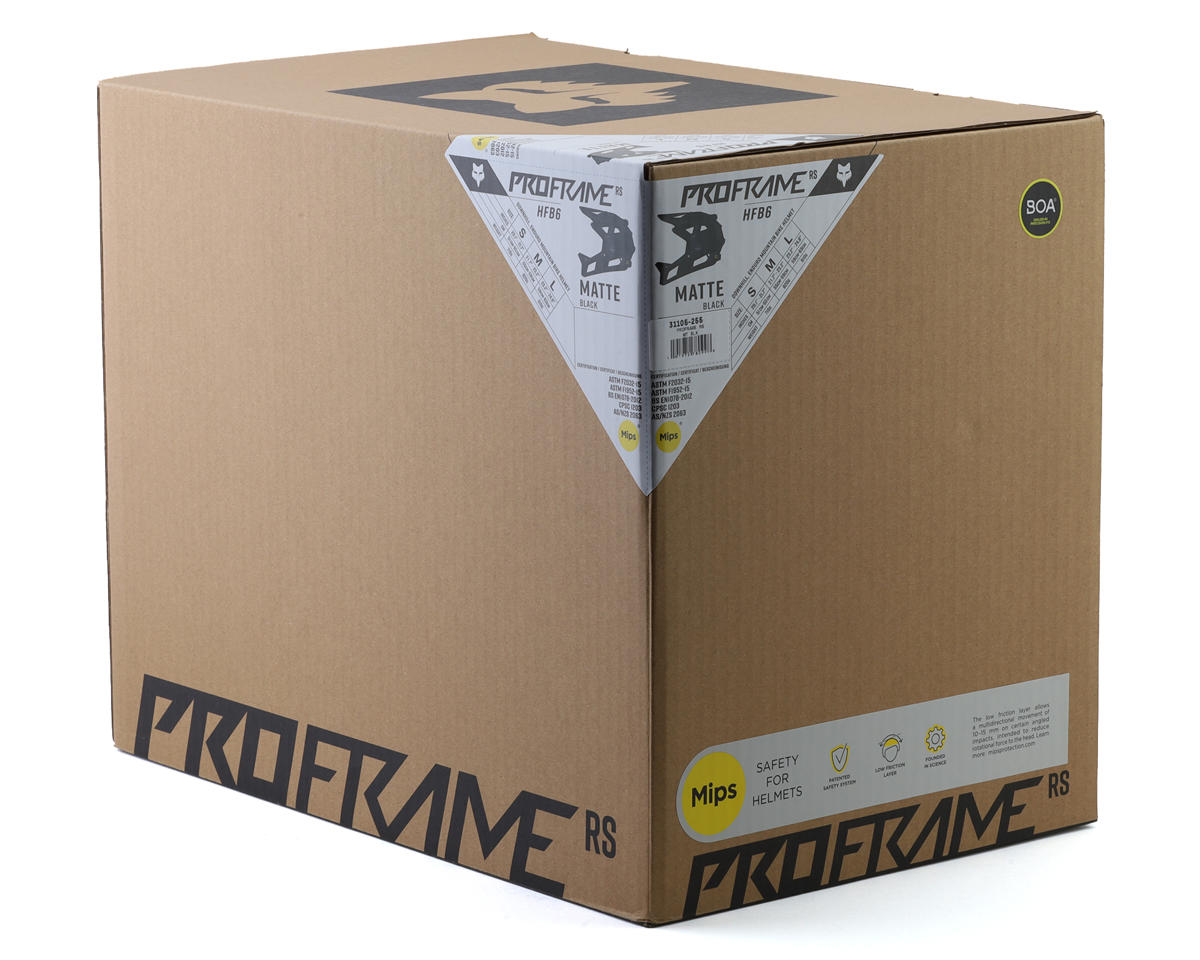 Fox Racing Proframe RS Large Black CPSC Helmet main image 1