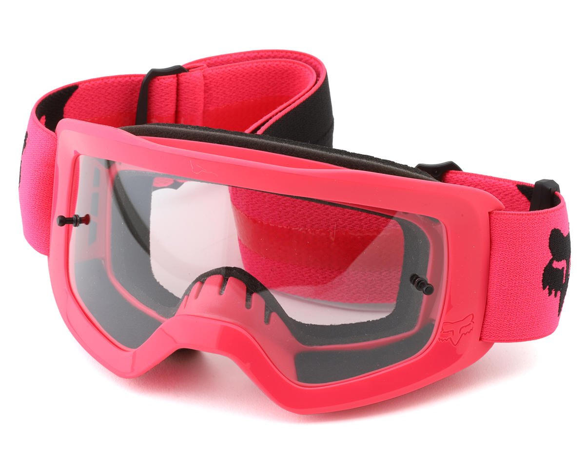 Fox Racing Youth Main Core Goggles (Pink) (Clear) - Dan's Comp