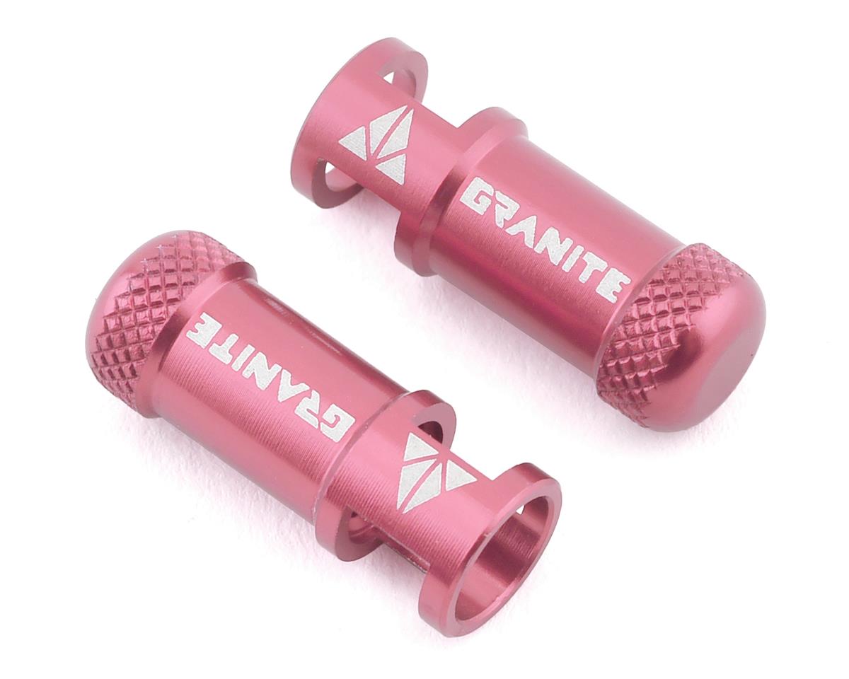 Granite-Design Juicy Nipples Presta Valve Core Remover Caps (Pink