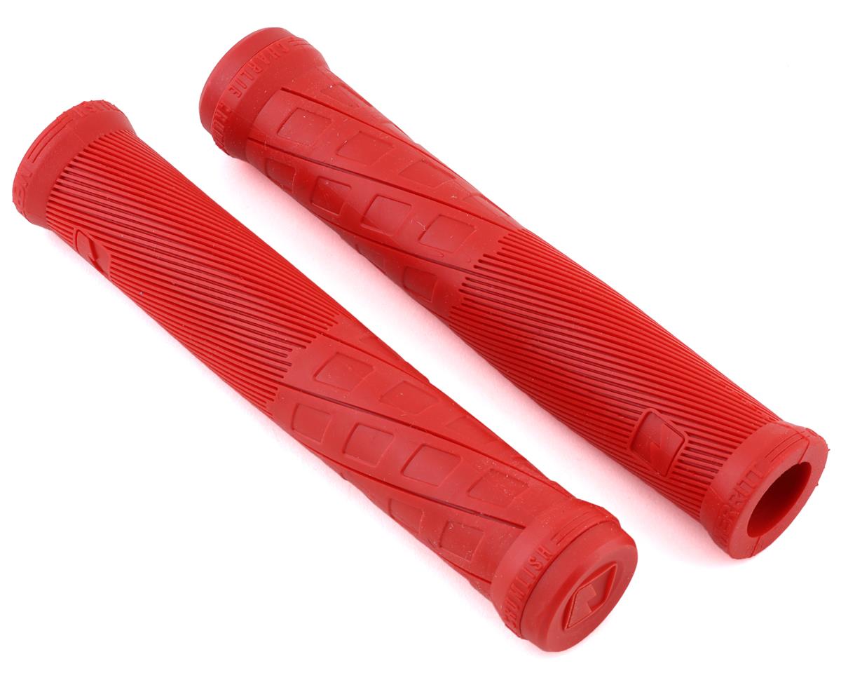 Merritt Cross Check Grips (Charlie Crumlish) (Pair) (Red) - Dan's Comp