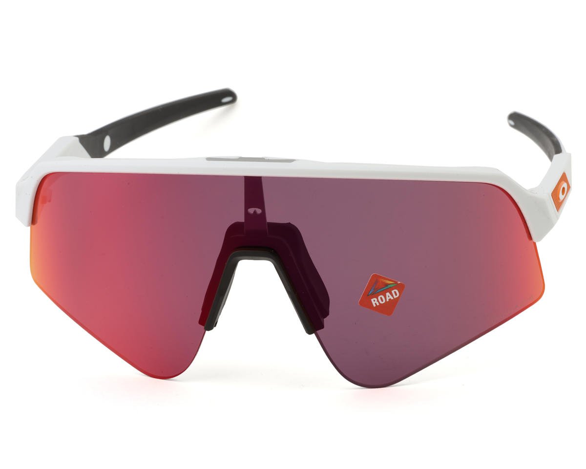 Oakley Sutro Lite Sweep Sunglasses Matte White Prizm Road Lens