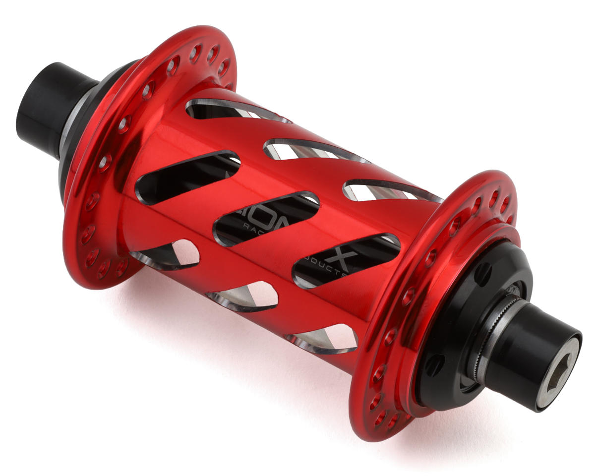 Onyx Helix Front Hub 100/10mm (Candy Red) (3/8